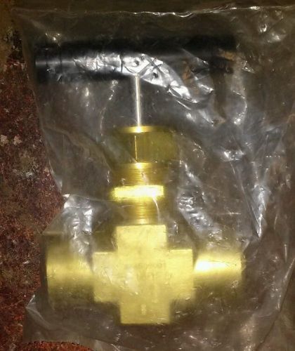 New! 1/2&#034; fnpt swagelok / whitey needle valve b-18rf8. brass 3000 psi for sale