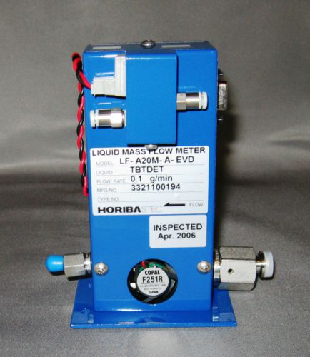 Stec lf-a20ma-evd, tbtdet, 0.1 g/min liquid flow meter, new w/ documentation for sale
