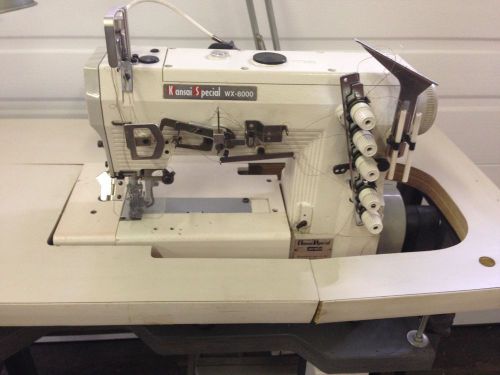 KANSAI WX8803 TOP &amp; BOTTOM COVERSTITCH EXCELLENT COND  INDUSTRIAL SEWING MACHINE