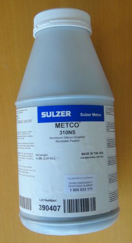 Sulzer metco 5lb 310ns powder fresh and sealed bottles for sale