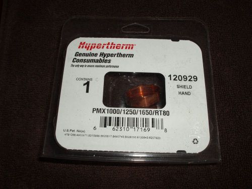 Hypertherm Plasma Cutter Torch Shield 120929 PMX 1000/1250/1650/RT80