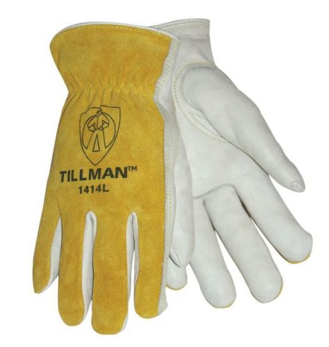 Tillman 1414 Top Grain/Split Cowhide Drivers Gloves, Large