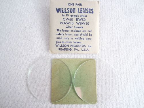 Vintage Willson-Weld Safety Goggle Replacement Lenses - New Old Stock