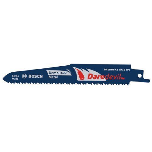 Bosch dredm6x2p10 6-inch daredevil reciprocating saw blade demolitionlition for for sale