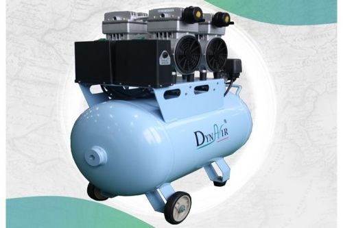 Dynair silent oilless air compressor sdt-ac14 (1 &amp; 4 users) for sale