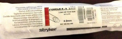 Stryker formula bur ref. 385-943-000 long hip pear bur, 8-flute, 4.0 mm for sale