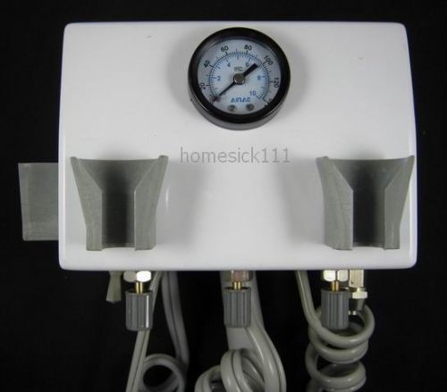 Wall type hanging dental turbine unit work with compressor plastic shell 4 holes for sale