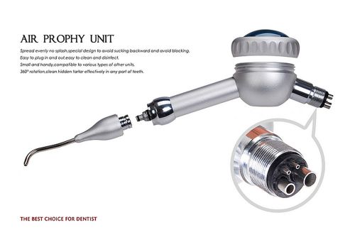 Dental air prophy teeth polishing system polisher jet w/ nozzle 4-hole for sale