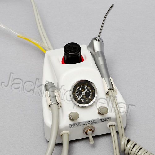 dental portable Turbine Unit work w/Compressor 4Holes Connection + 3 way syringe