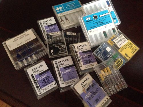 Mixed Lot Of 29 Stainless Steel Endo K-files