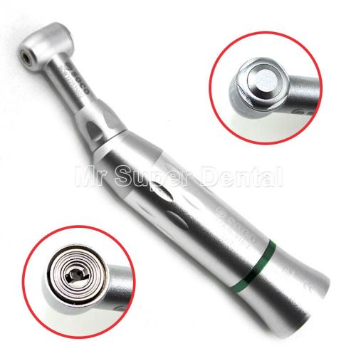 Dental 16:1 Reduction Low Speed Handpiece Push Button Contra Angle For Implant