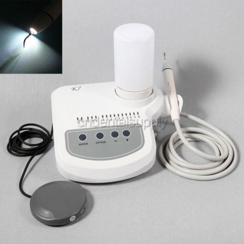 Dental Ultrasonic Scaler Fiber Optic LED Handpiece 2 Bottles Fit EMS Woodpecker