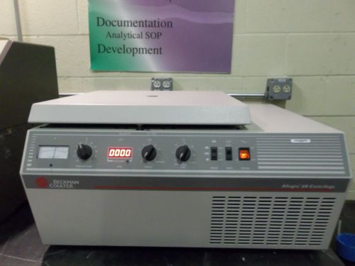 Beckman coulter refrigerated centrifuge allegra 6r for sale
