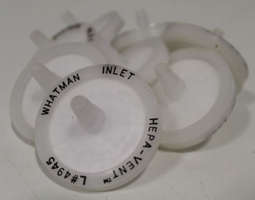 Lot of 8) New Whatman Hepa-Vent Inlet Venting Filter Disc L#4945 + Free Shipping