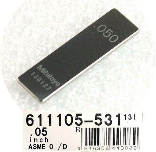 Mitutoyo 611105-531 steel rectangular gauge block (0.050&#034;) for sale