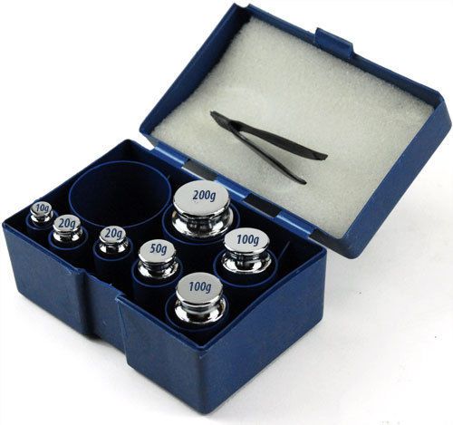 Calibration weight kit total of weights 500 grams total cal-200, cal-100, cal-50 for sale