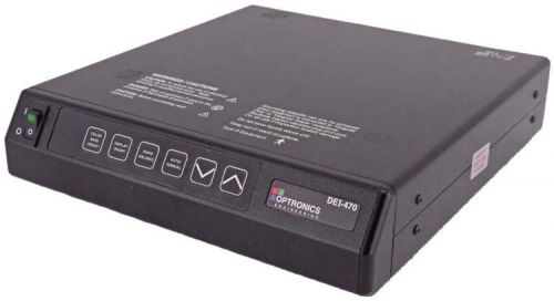 Optronics dei-470 lab ccd video camera microscope control controller box for sale