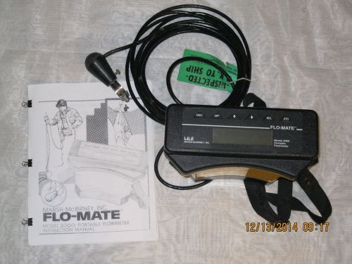 Marsh McBirney Flo-Mate 2000 Portable FlowMeter/ Instruction Manual