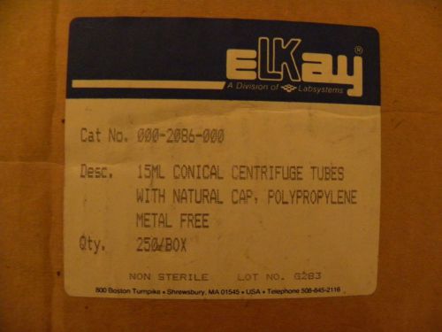 centirfuge tubes - new - eLKay