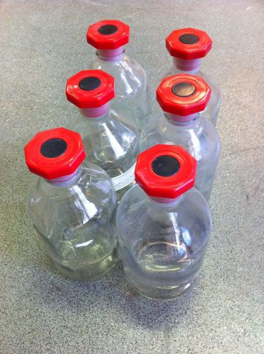 500ml glass reagent bottles - Quantity 6