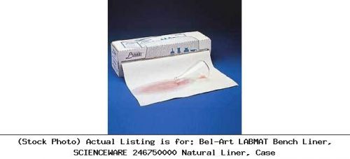 Bel-Art LABMAT Bench Liner, SCIENCEWARE 246750000 Natural Liner, Case