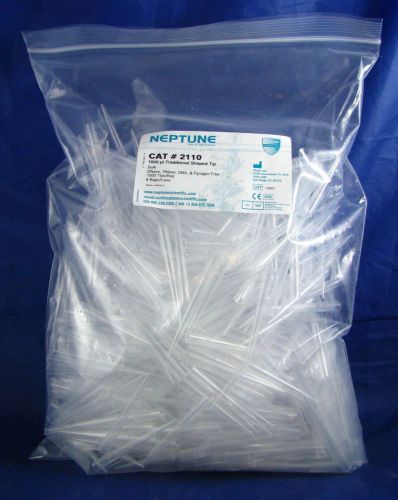 Neptune 1000UL Traditional Shaped Tips Pipette Clear 2110 - 1000 Pack!