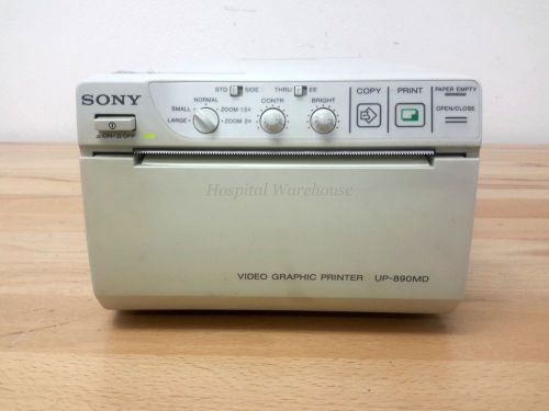Sony olympus up-890md b&amp;w ultrasound video graphic thermal printer ntsc pal endo for sale