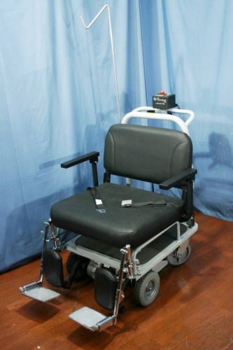 EZ – International Breez 1025 Power Transport Chair Bariatric Chari  Wheelchair
