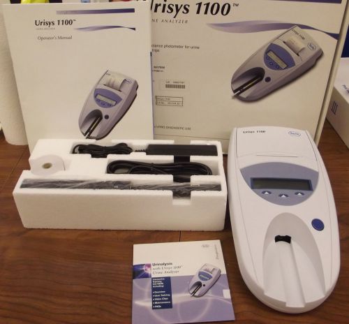 NEW IN BOX - ROCHE Urisys 1100 Urine Analyzer - CD, Test Strips, Etc.