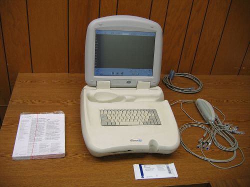 Philips pagewriter touch ecg / ekg machine, interpretive, color; cleaned, tested for sale