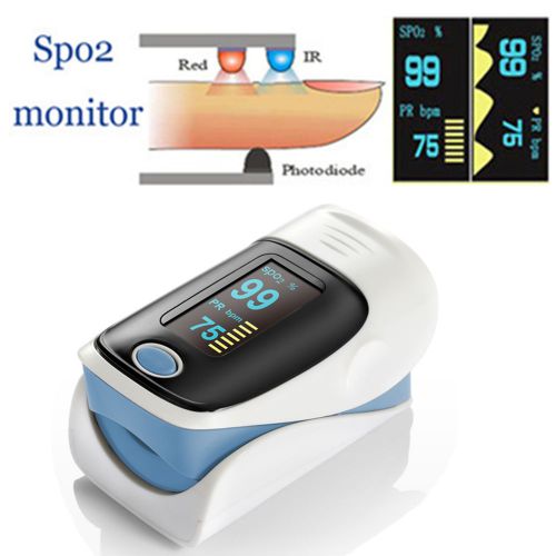 CE&amp;FDA Color OLED Fingertip Pulse Oximeter - Spo2 PR Monitor Oximetry For Health