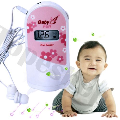 LCD display babyfun Fetal Doppler Fetal Heartbeat Monitor Pregnant baby monitor