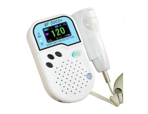Portable Fetal Doppler Baby Monitors Prenatal Heart Monitors BF-500D+ TFT
