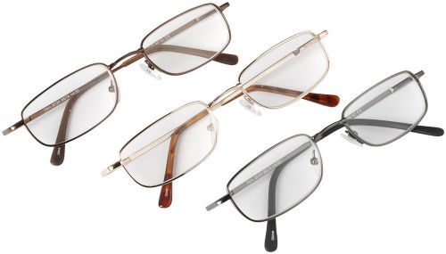 WalterDrake Reading Glasses Set of 3, Multi, 4.50X 