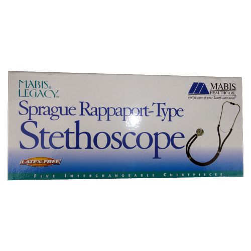 Mabis Sprague Rappaport-Type Stethoscope Red