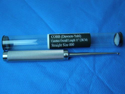 COBB(Dawson-Yuhal) Curette 11&#034; Size 000 Surgical Veterinary Spine Instruments