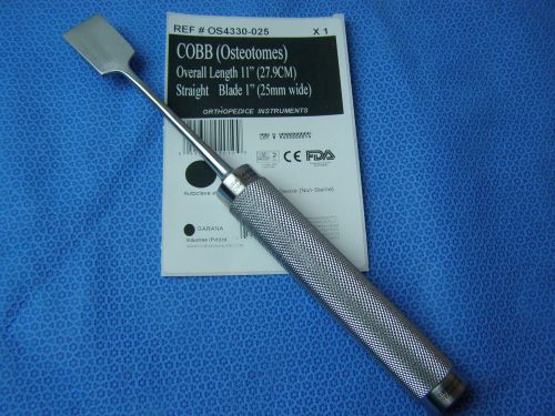 COBB Osteotome Chisel 11&#034; Straight 25mm Veterinary Orthopedic Instruments 1-EA