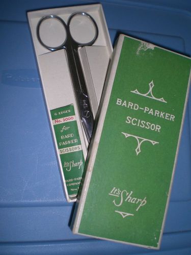 5 1/2&#034; Str. Operating Bard-Parker scissor  NEW in box --but old in time