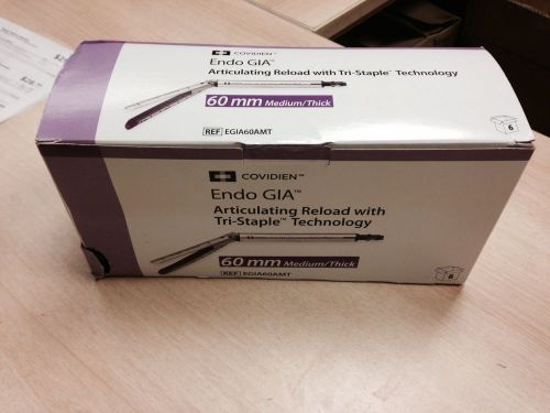 !! Covidien EGIA60AMT, Articulating Reload, Med/Thick, 60mm Box of 6, x 2019