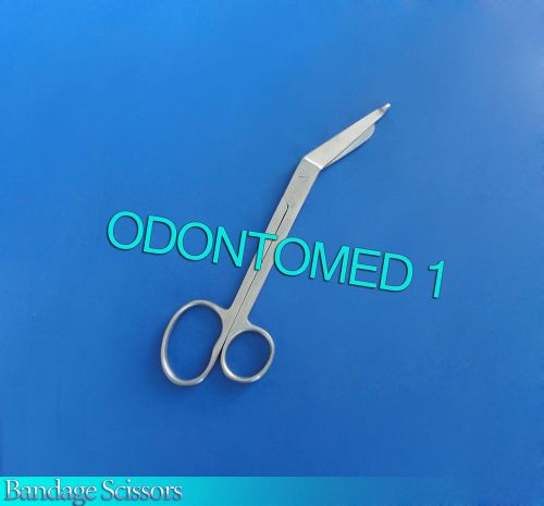 5 Bandage Scissors Nurse Surgical Instrument W/ ONE Large Ring 5.50&#034;