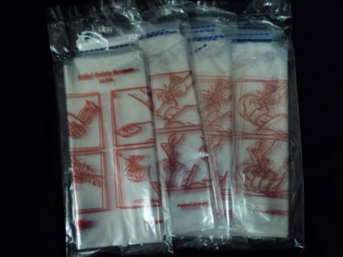 NEW LOT OF 100 AMBU SAFETY SYSTEM CPR PAL HEAD BAGS