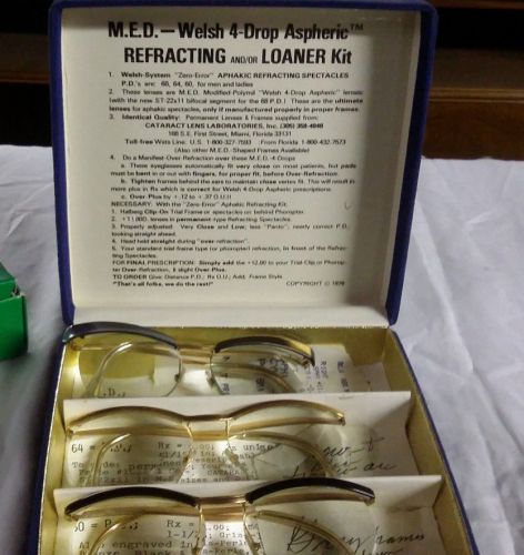 M.E.D. - Welch 4-Drop Aspheric Refracting Spectacles &amp; Kit