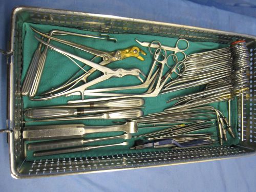 Codman, Jarit, Pilling Spinal Laminectomy Surgical Instrument set. Exc Cond