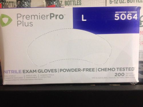 Bttr than mckesson premier pro plus large nitrile exam gloves powder-free for sale