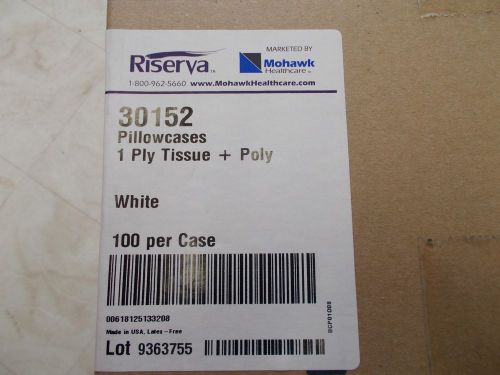 Box of 100 Riserva Pillowcases 1 Ply + Poly 30152