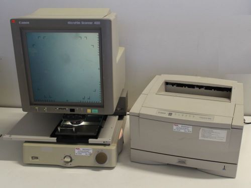 CANON Microfilm Scanner 400 MS-400 MICROFILM SCANNER + PRINTER