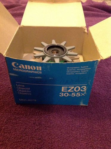 Canon Zoom Lens EZ03 30x55 for Microfilm Scanner MP90 MS300 MS400 IRW 1000