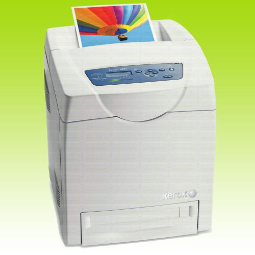 Xerox phaser 6280 color laser printer copier 50k copies only for sale