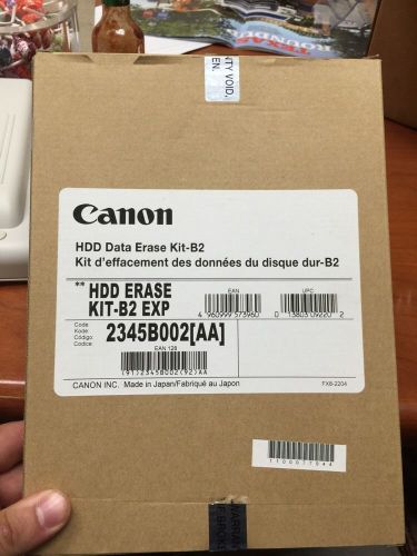 Canon Hdd Data Erase Kit B2
