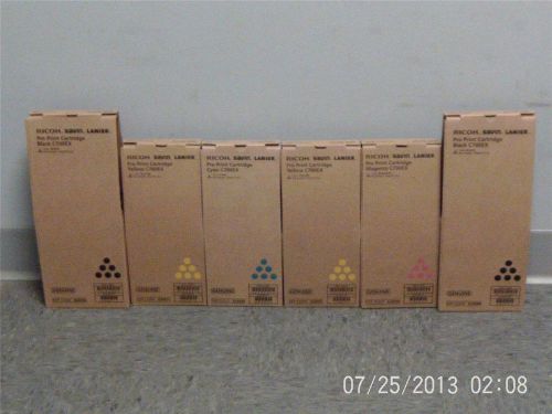 New Genuine Ricoh Print Cartridges type C700EX 1C 2Y 1M 2K